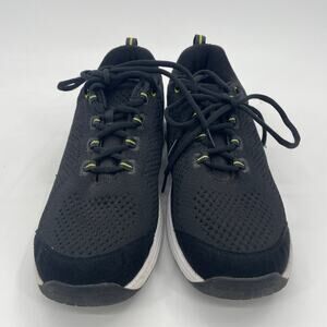 ORTHOFEET Coral Sneaker Black Mesh Womens Size 11.5 Comfort Support Walking Shoe